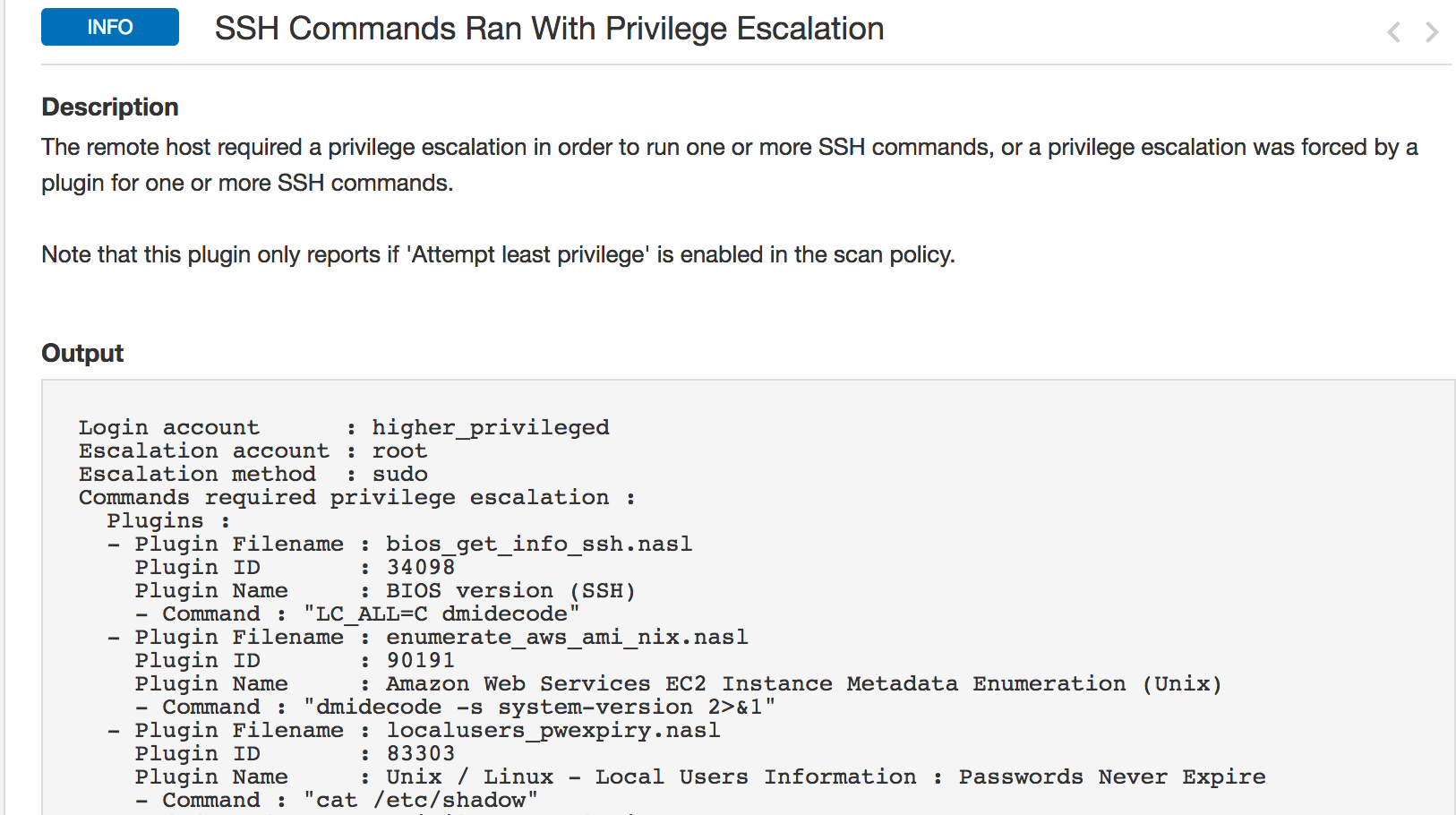 Configuring Least Privilege SSH scans with Nessus - Blog | Tenable®